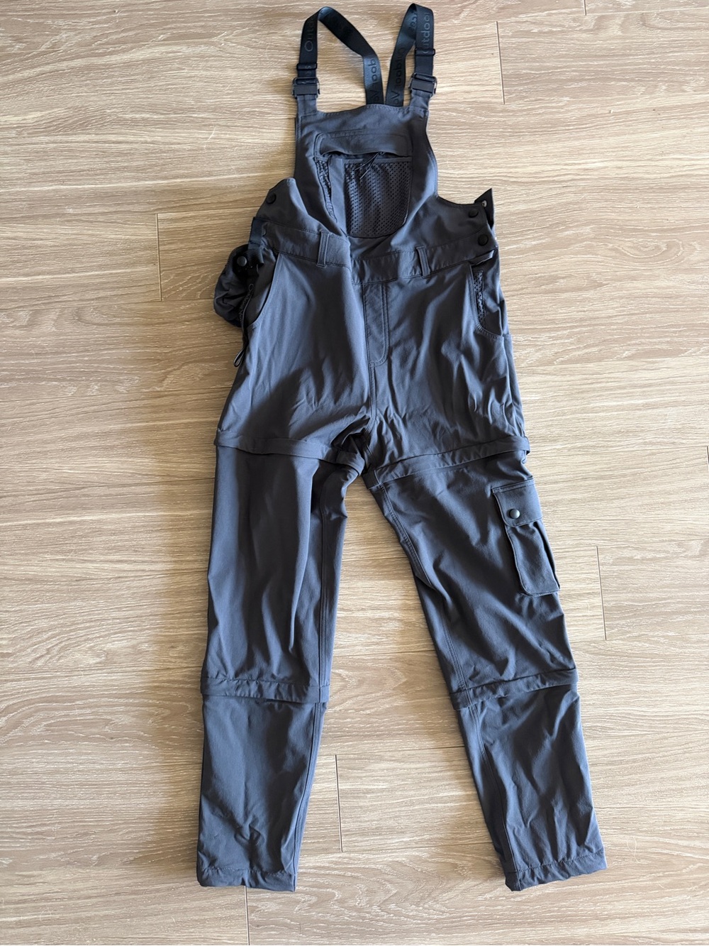 Outdoor voices rectrek overalls black cargo pocket hiking gorpcore convertible S - Picture 6 of 12